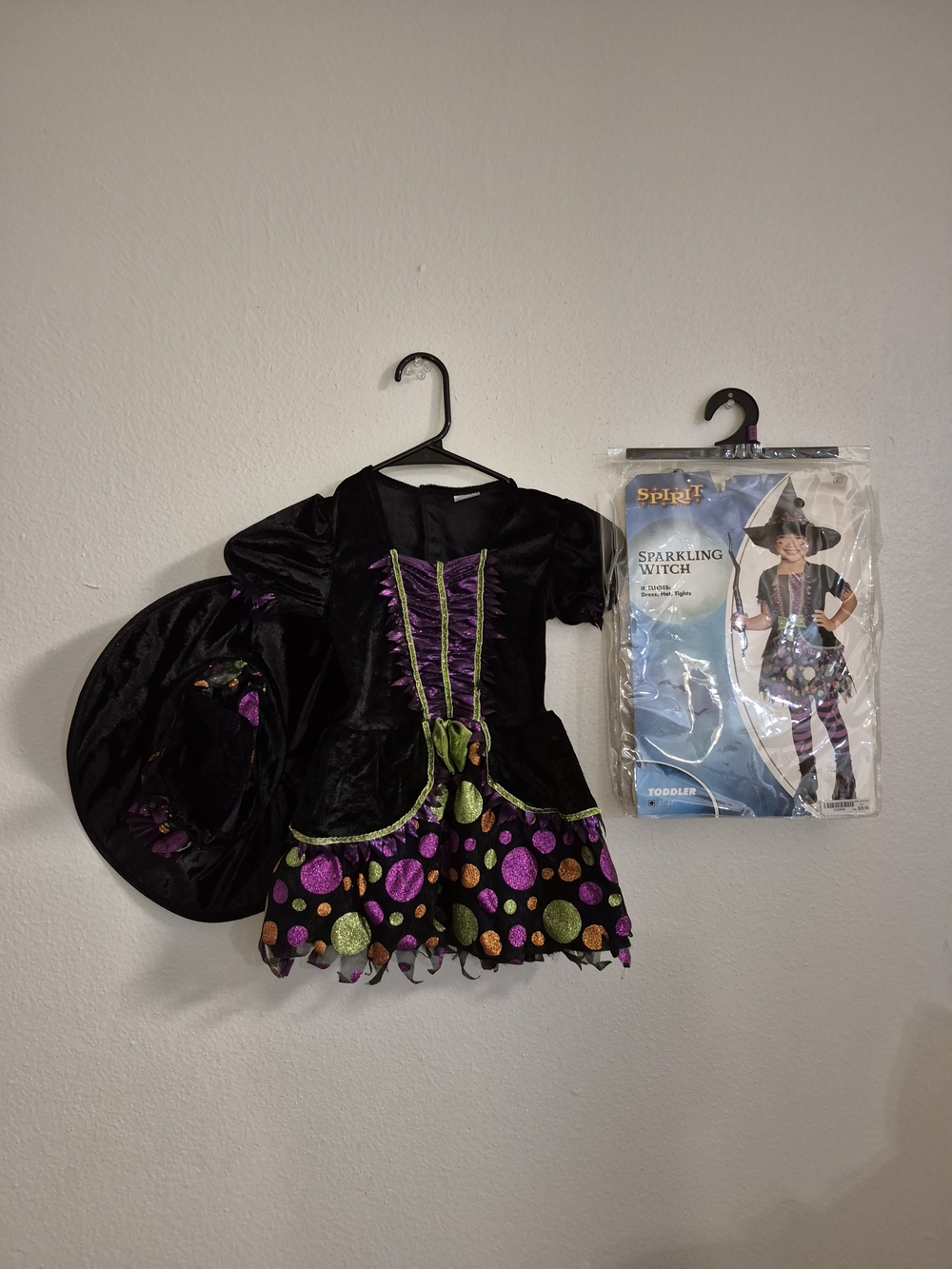Halloween Dress Witch Costume Size 5-6t